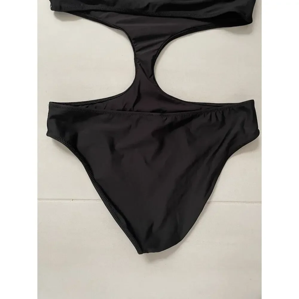Skims Swim One Piece Monokini Halter Swimsuit Beach Summer